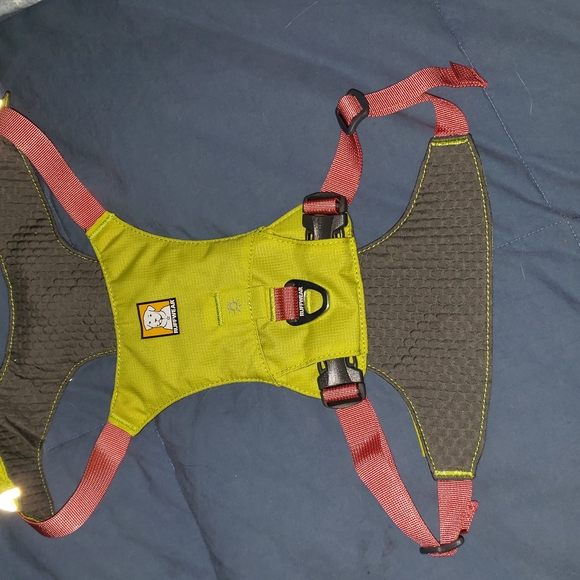 Ruffwear Dog Harness HiViz Yellow And Orange Color - Picture 9 of 12